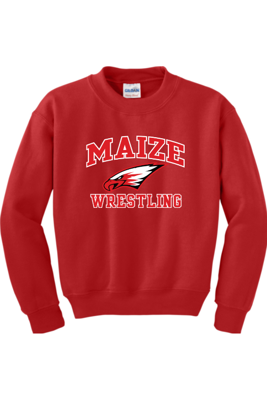 Maize Football Gildan Heavy Blend Youth Sweatshirt - 18000B
