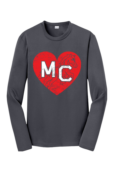 Mill Creek Elementary Sport-Tek Youth Long Sleeve PosiCharge Competitor Tee. YST350LS