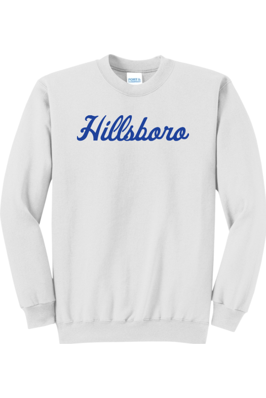 Hillsboro HS Wrestling Port & Company - Core Fleece Crewneck Sweatshirt. PC78