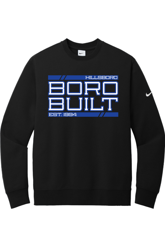 Hillsboro HS Wrestling Nike Club Fleece Sleeve Swoosh Crew NKFD9863