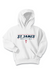 St. James Wrestling 2 Port & Company - Youth Core Fleece Pullover Hooded Sweatshirt. PC90YH