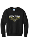 Ray Pec Wrestling Port & Company - Youth Core Fleece Crewneck Sweatshirt. PC90Y