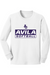 Avila Softball Port & Company Youth Long Sleeve Core Cotton Tee. PC54YLS