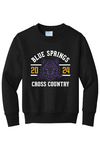 Blue Springs Cross Country Port & Company - Youth Core Fleece Crewneck Sweatshirt. PC90Y