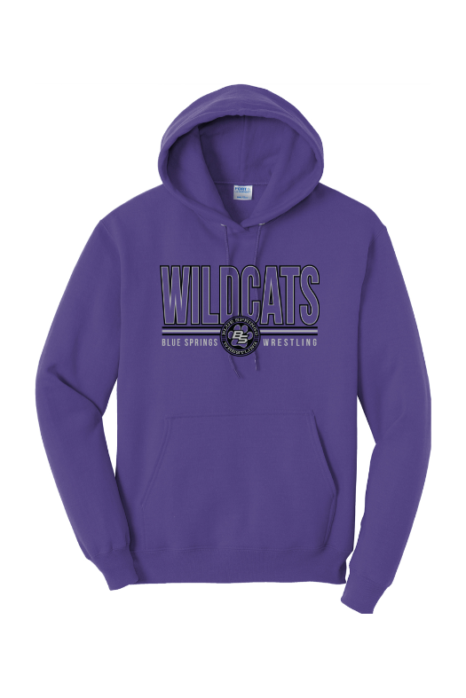 Blue Springs High School Port & Company - Core Fleece Pullover Hooded Sweatshirt. PC78H