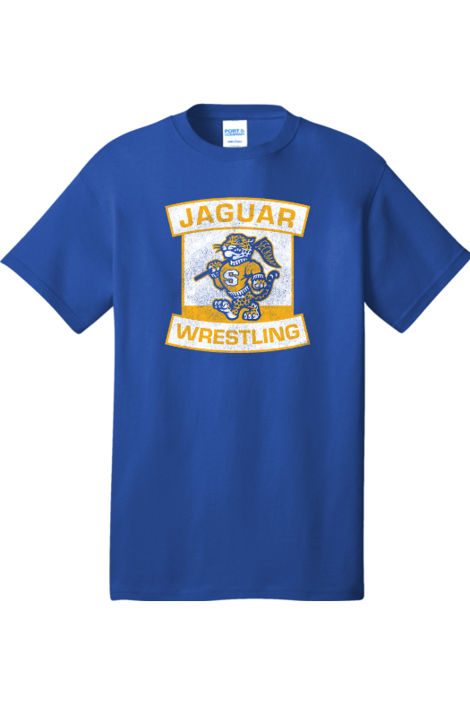 Seckman Wrestling Port & Company - Core Cotton Tee. PC54