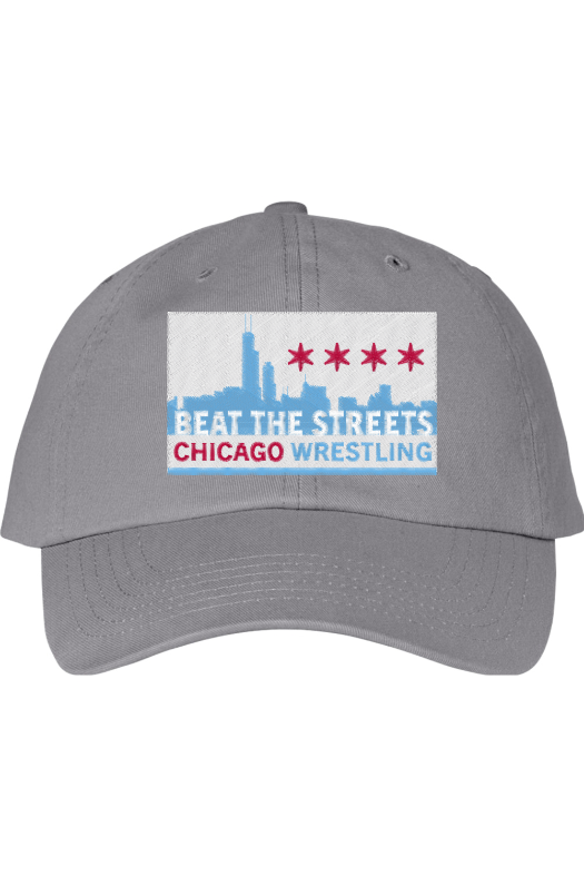 Beat the Streets - Chicago Valucap Adult Bio-Washed Classic Dad Hat (emb)