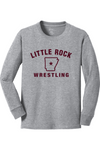 University of Arkansas at Little Rock - Wrestling Port & Company Youth Long Sleeve Core Cotton Tee. PC54YLS