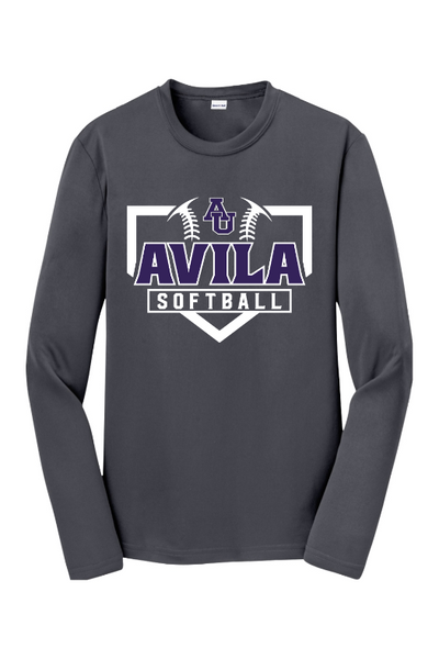 Avila Softball Sport-Tek Youth Long Sleeve PosiCharge Competitor Tee. YST350LS