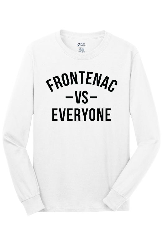 Frontenac HS Wrestling Port & Company - Long Sleeve Core Cotton Tee. PC54LS