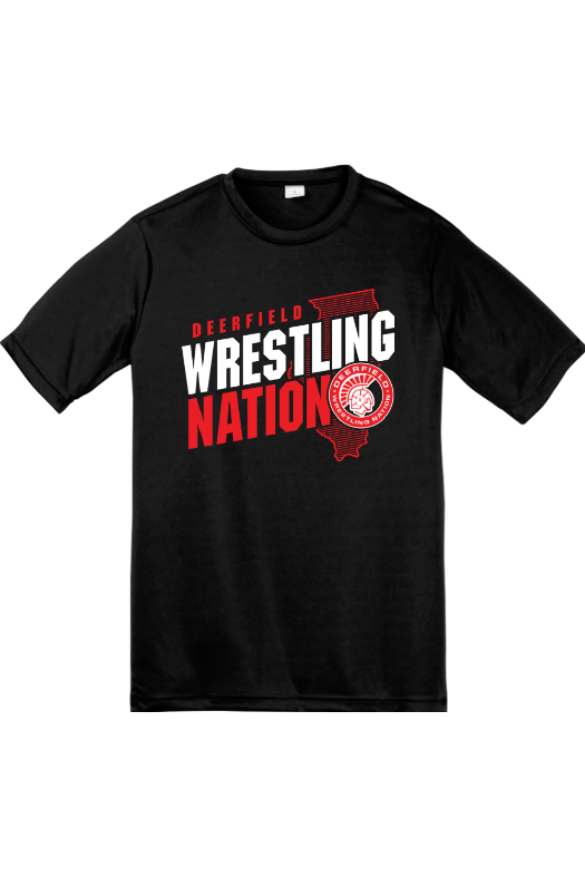 Deerfield High School Sport-Tek Youth PosiCharge Competitor Tee. YST350