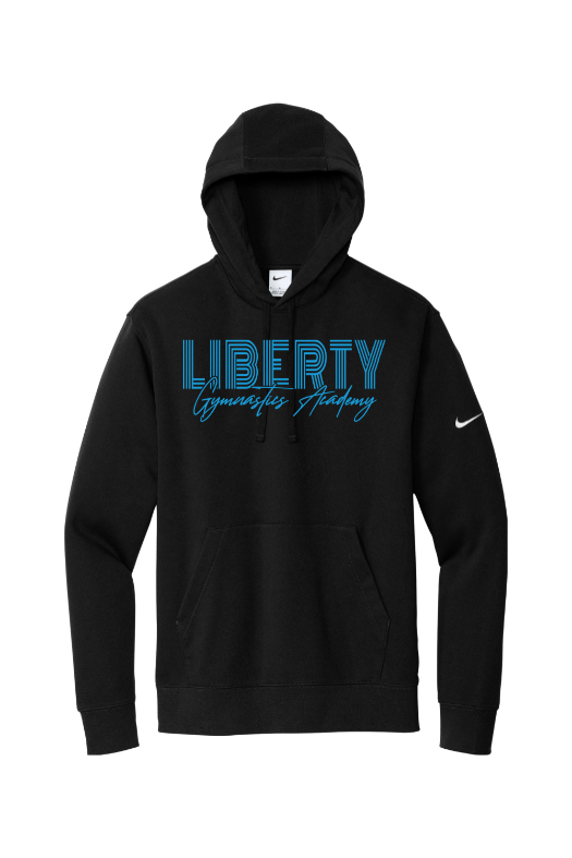 Liberty Gymnastic Academy Nike Club Fleece Sleeve Swoosh Pullover Hoodie NKDR1499
