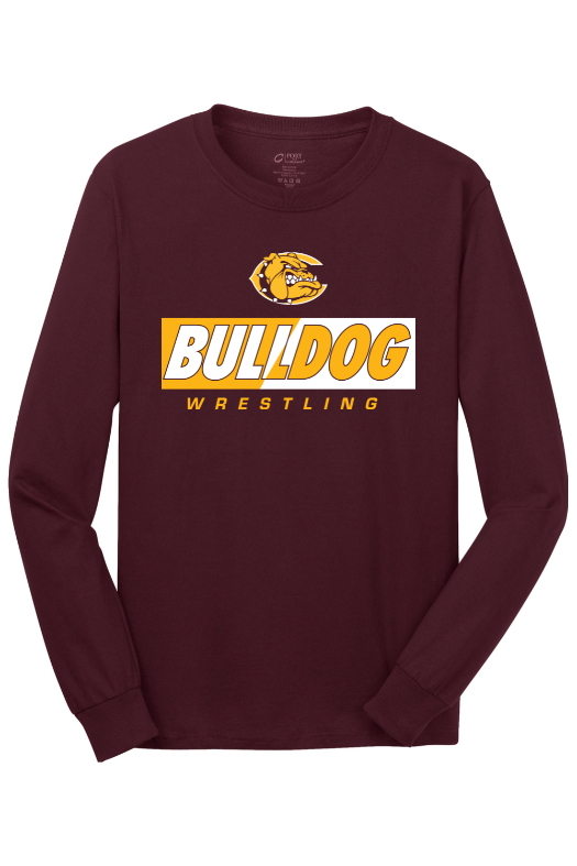 West Allis Central Wrestling Port & Company - Long Sleeve Core Cotton Tee. PC54LS