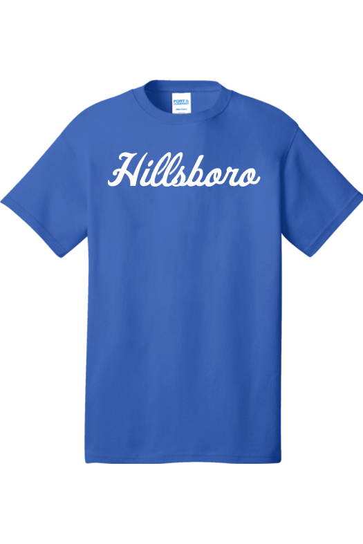 Hillsboro HS Wrestling Port & Company - Core Cotton Tee. PC54