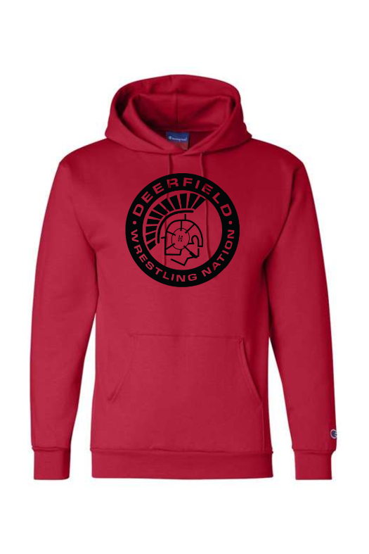 Deerfield High School Champion Powerblend Hooded Sweatshirt S700