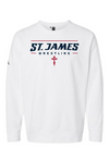 St. James Wrestling 2 Adidas Fleece Crewneck Sweatshirt