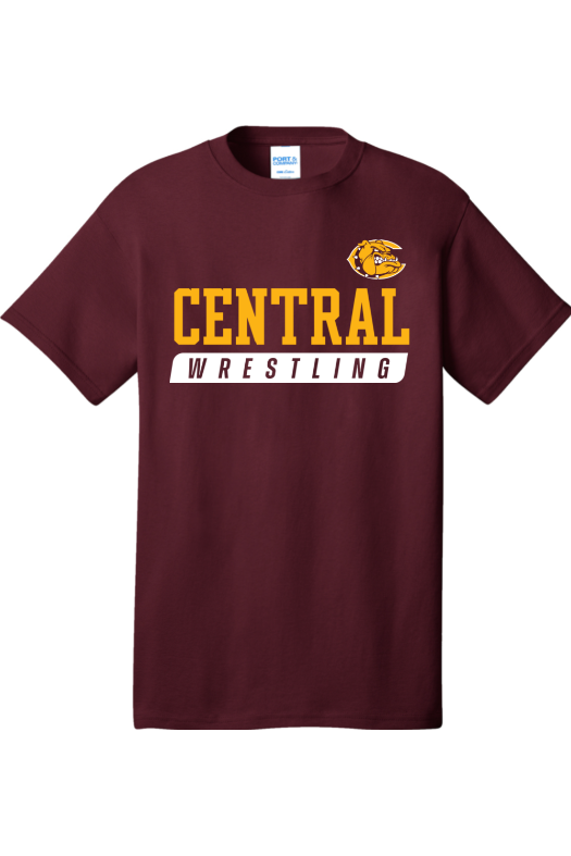 West Allis Central Wrestling Port & Company - Core Cotton Tee. PC54