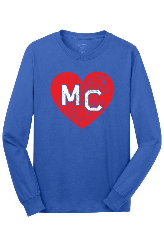 Mill Creek Elementary Port & Company - Long Sleeve Core Cotton Tee. PC54LS