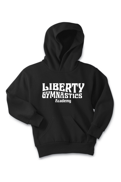 Liberty Gymnastic Academy Port & Company - Youth Core Fleece Pullover Hooded Sweatshirt. PC90YH