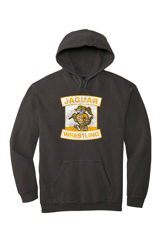 Seckman Wrestling Comfort Colors Garment-Dyed Hooded Sweatshirt