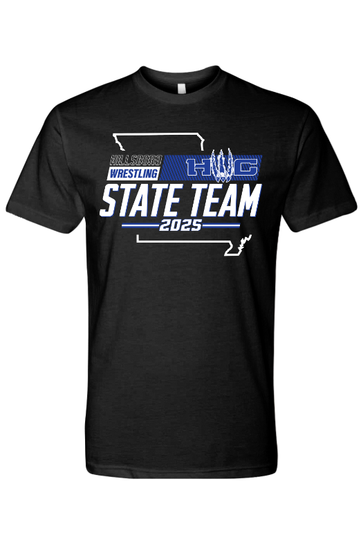 Hillsboro Wrestling Club - State Gear 2025 Next Level CVC T-Shirt