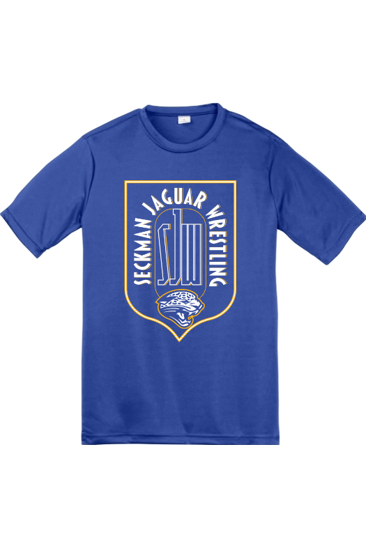 Seckman Wrestling Sport-Tek Youth PosiCharge Competitor Tee. YST350