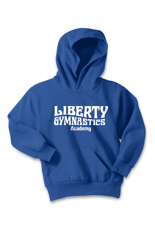 Liberty Gymnastic Academy Port & Company - Youth Core Fleece Pullover Hooded Sweatshirt. PC90YH