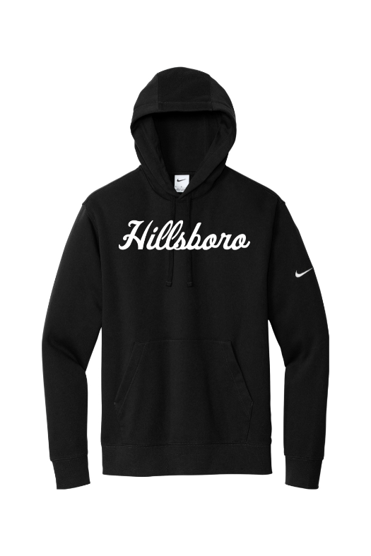 Hillsboro HS Wrestling Nike Club Fleece Sleeve Swoosh Pullover Hoodie NKDR1499