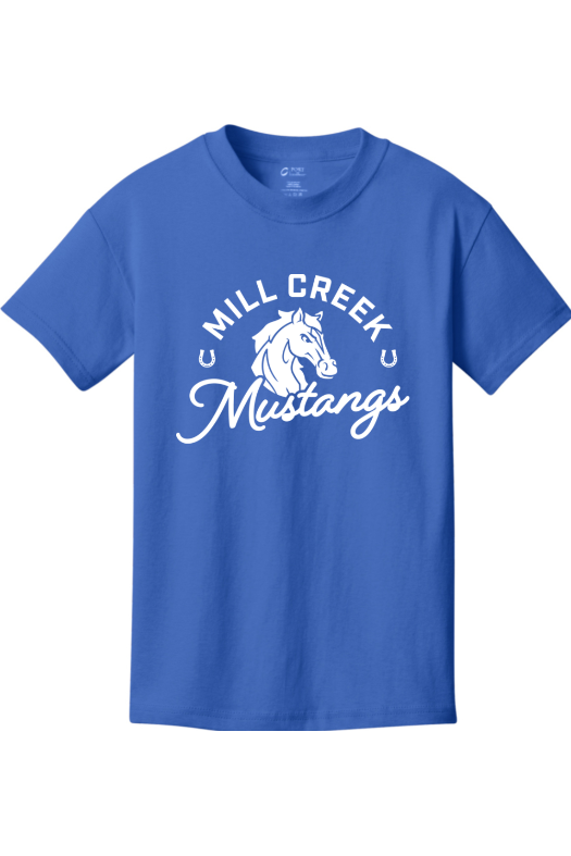 Mill Creek Elementary Port & Company - Youth Core Cotton Tee. PC54Y