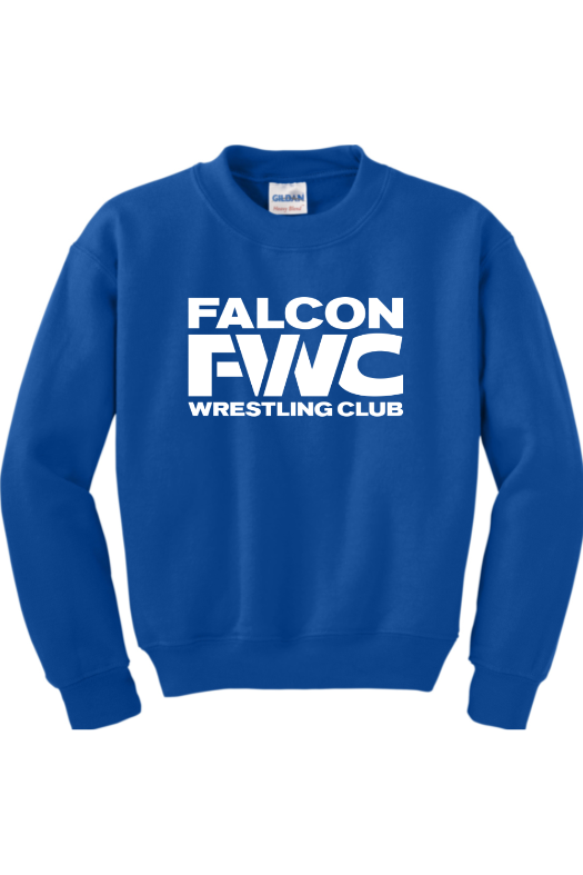 Falcon Wrestling Club Gildan Heavy Blend Youth Sweatshirt - 18000B