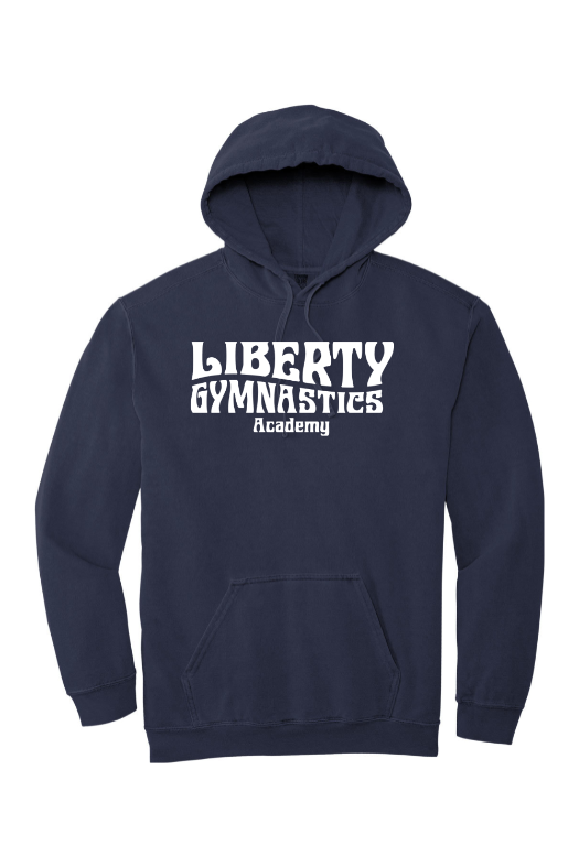 Liberty Gymnastic Academy Comfort Colors Garment-Dyed Hooded Sweatshirt