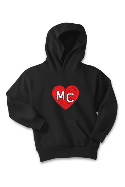 Mill Creek Elementary Port & Company - Youth Core Fleece Pullover Hooded Sweatshirt. PC90YH