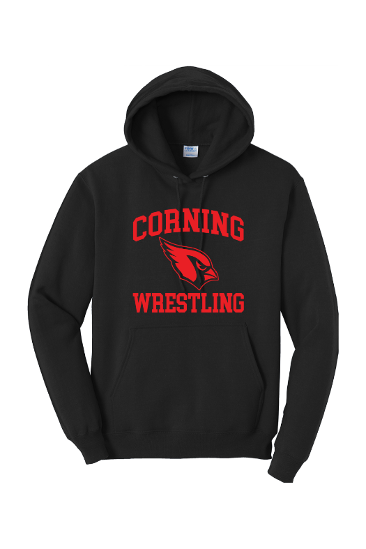 Corning High School Port & Company - Core Fleece Pullover Hooded Sweatshirt. PC78H