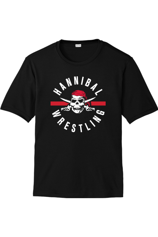 Hannibal Wrestling Sport-Tek PosiCharge Competitor Tee. ST350