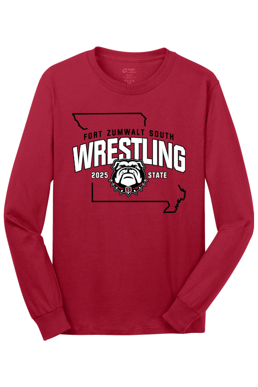 Fort Zumwalt South - 2025 MO STATE Port & Company - Long Sleeve Core Cotton Tee. PC54LS