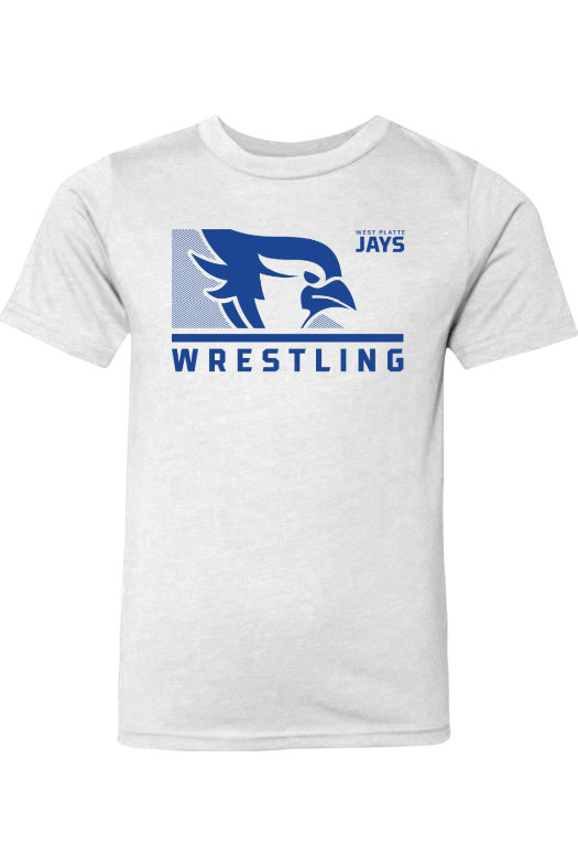 West Platte Wrestling Next Level Youth CVC T-Shirt