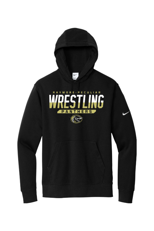 Ray Pec Wrestling Nike Club Fleece Sleeve Swoosh Pullover Hoodie NKDR1499