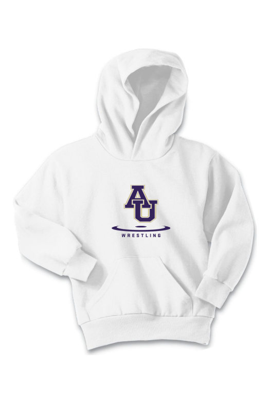 Avila Men's Wrestling Port & Company - Youth Core Fleece Pullover Hooded Sweatshirt. PC90YH