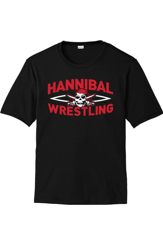 Hannibal Wrestling Sport-Tek PosiCharge Competitor Tee. ST350