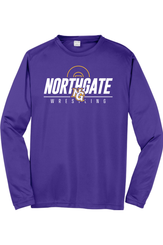 Northgate Middle School Sport-Tek Long Sleeve PosiCharge Competitor Tee. ST350LS