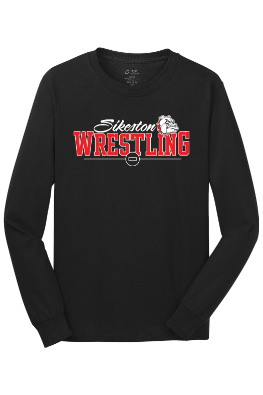 Sikeston High School Port & Company - Long Sleeve Core Cotton Tee. PC54LS (Front art only)