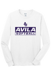 Avila Softball Port & Company - Long Sleeve Core Cotton Tee. PC54LS