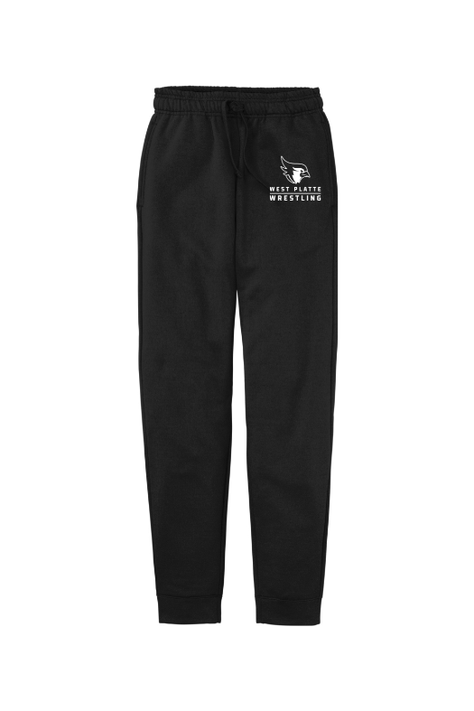 West Platte Wrestling Port & Company Core Fleece Jogger. PC78J