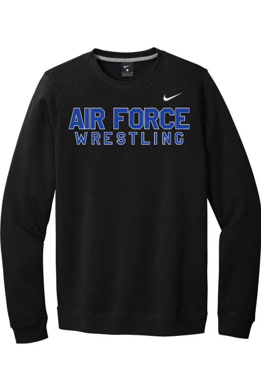 Air Force Wrestling Nike Club Fleece Crew CJ1614