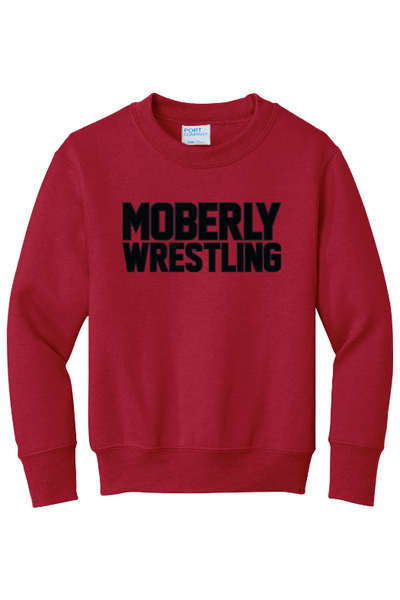 Moberly High School Port & Company - Youth Core Fleece Crewneck Sweatshirt. PC90Y