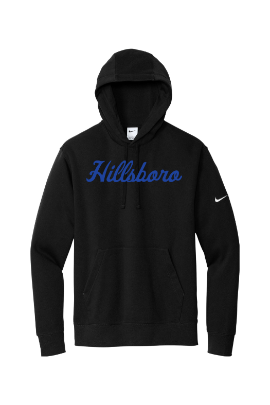 Hillsboro HS Wrestling Nike Club Fleece Sleeve Swoosh Pullover Hoodie NKDR1499