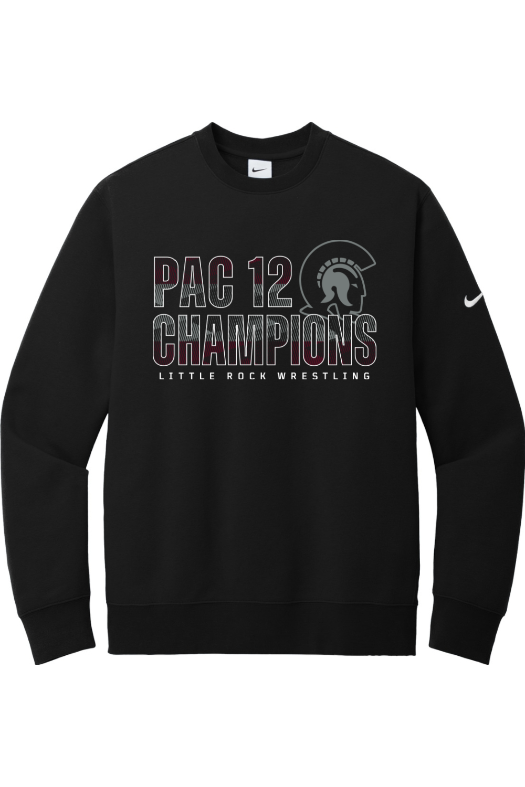 University of Arkansas at Little Rock - Wrestling Nike Club Fleece Sleeve Swoosh Crew NKFD9863