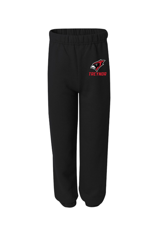 Treynor Wrestling Jerzees NuBlend Youth Sweatpants - 973BR
