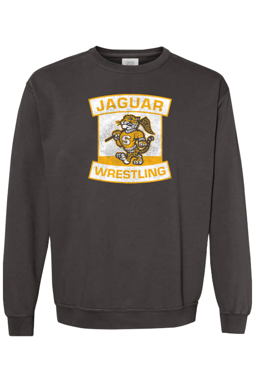 Seckman Wrestling Comfort Colors Garment-Dyed Sweatshirt