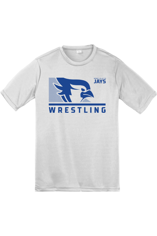 West Platte Wrestling Sport-Tek Youth PosiCharge Competitor Tee. YST350